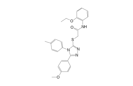 N-(2-ethoxyphenyl)-2-{[5-(4-methoxyphenyl)-4-(4-methylphenyl)-4H-1,2,4-triazol-3-yl]sulfanyl}acetamide