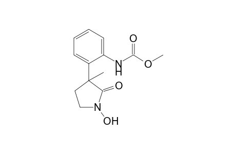 1-Hydroxy-3-(2'-methoxycarbonylamino)phenyl-3-methyl-2-pyrrolidone