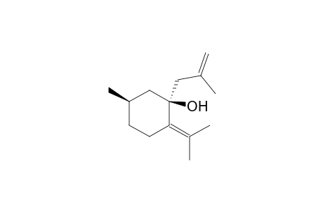 (+)-(1S,5R)-1-(2-methyl-2-propen-1-yl)-2-(1-methylethylidene)-5-methylcyclohexanol