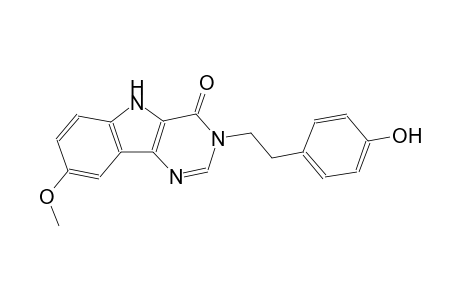 3-[2-(4-hydroxyphenyl)ethyl]-8-methoxy-3,5-dihydro-4H-pyrimido[5,4-b]indol-4-one