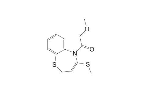 2-Methoxy-1-(4-methylsulfanyl-2H-1,5-benzothiazepin-5-yl)ethanone