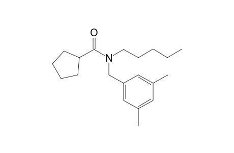 Cyclopentanecarboxamide, N-(3,5-dimethylbenzyl)-N-pentyl-