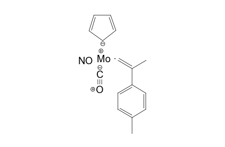 Carbonylcyclopentadienyl(2-(4-methylphenyl)-1-propene-1-ylidene]nitrosylmolybdenum(0)