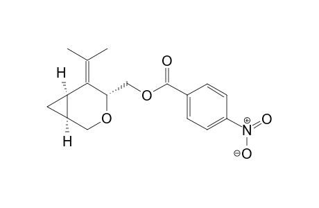 (1S*,4R*,6R*)-5-Isopropylidene-3-oxabicyclo[4.1.0]hept-4-ylmethyl 4-nitrobenzoate