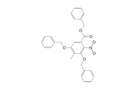 Benzyl 3,5-bis(benzyloxy)-4-methyl-2-nitrobenzoate