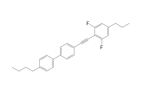 4-Butyl-4'-((2,6-difluoro-4-propylphenyl)ethynyl)-1,1'-biphenyl