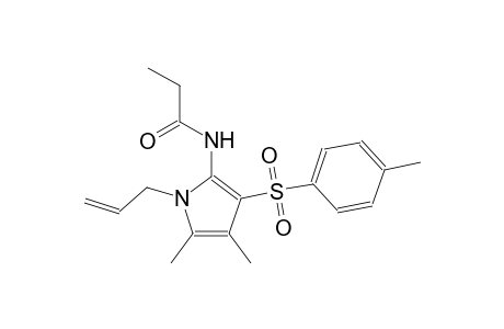 propanamide, N-[4,5-dimethyl-3-[(4-methylphenyl)sulfonyl]-1-(2-propenyl)-1H-pyrrol-2-yl]-