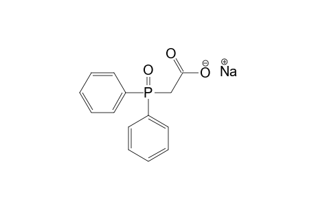 diphneylphosphinylacetic acid, sodium salt