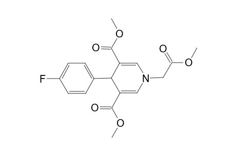 4-(4-fluorophenyl)-1-(2-keto-2-methoxy-ethyl)-4H-pyridine-3,5-dicarboxylic acid dimethyl ester