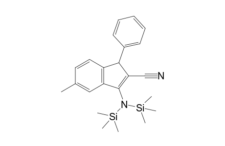 3-[Bis(trimethylsilyl)amino]-5-methyl-1-phenyl-1H-indene-2-carbonitrile