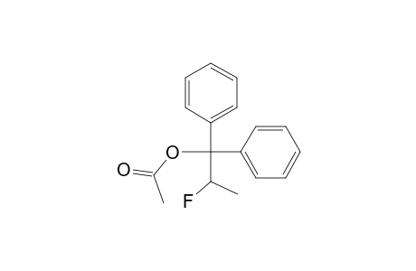Benzenemethanol, .alpha.-(1-fluoroethyl)-.alpha.-phenyl-, acetate