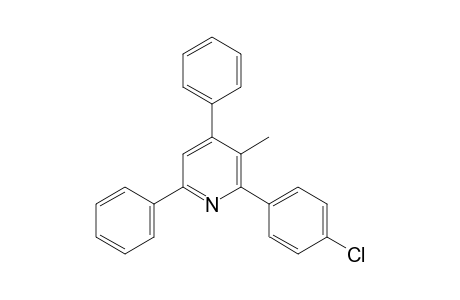 2-(p-chlorophenyl)-4,6-diphenyl-3-picoline