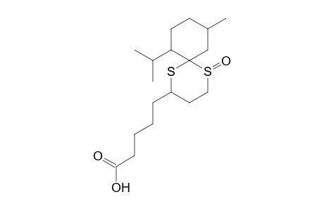 5-(7-Isopropyl-10-methyl-5-oxo-1,5-dithia-spiro[5.5]undec-2-yl)-pentanoic acid