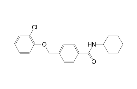 4-[(2-chlorophenoxy)methyl]-N-cyclohexylbenzamide