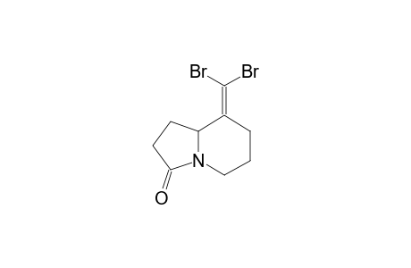 8-(Dibromomethylidene)-hexahydroindolizin-3(2H)-one