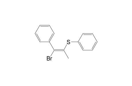 1-Bromo-1-phenyl-2-(phenylthio)propene