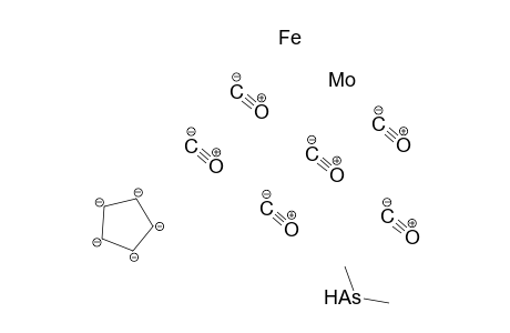 Molybdenum, dicarbonyl(.eta.5-2,4-cyclopentadien-1-yl)[.mu.-(dimethylarsino)](tetracarbonyliron)-, (Fe-Mo)