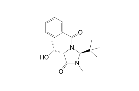 (2S,5S)-1-benzoyl-2-tert-butyl-5-[(1R)-1-hydroxyethyl]-3-methyl-4-imidazolidinone