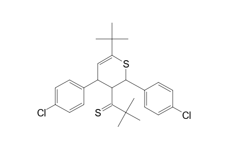 1-Propanethione, 1-[2,4-bis(4-chlorophenyl)-6-(1,1-dimethylethyl)-3,4-dihydro-2H-thiopyran-3-yl]-2,2-dimethyl-