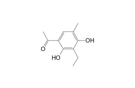 Novolac-type resacetophenone-formaldehyde condensation product