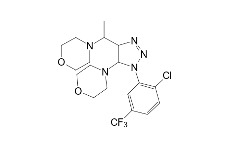 4-[1-(6-CHLORO-alpha,alpha,alpha-TRIFLUORO-m-TOLYL)-4-(1-MORPHOLINOETHYL-DELTA^2-1,2,3-TRIAZOLIN-5-YL]MORPHOLINE