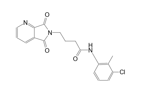 5H-pyrrolo[3,4-b]pyridine-6-butanamide, N-(3-chloro-2-methylphenyl)-6,7-dihydro-5,7-dioxo-