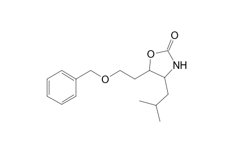 4-Isobutyl-5-[2-(benzyloxy)ethyl]oxazolidin-2-one