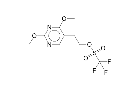 Trifluoro-methanesulfonic acid 2-(2,4-dimethoxy-pyrimidin-5-yl)-ethyl ester