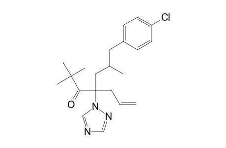 6-Hepten-3-one, 4-[3-(4-chlorophenyl)-2-methylpropyl]-2,2-dimethyl-4-(1H-1,2,4-triazol-1-yl)-