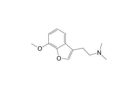 N,N-dimethyl-7-methoxy-3-benzofuranethylamine