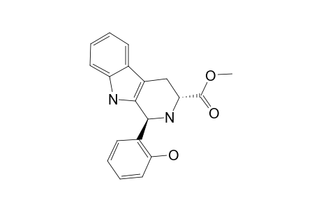 trans-(3-[Methoxycarbonyl]-1,2,3,4-tetrahydro-9H-pyrido[3,4-B]indol-1-yl)-(2-hydroxy-benzene)