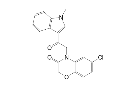 2H-1,4-benzoxazin-3(4H)-one, 6-chloro-4-[2-(1-methyl-1H-indol-3-yl)-2-oxoethyl]-