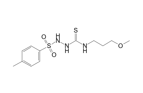 4-(3-methoxypropyl)-3-thio-1-(p-tolylsulfonyl)semicarbazide