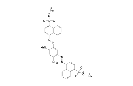 1-Naphthalenesulfonic acid, 4,4'-[(4,6-diamino-1,3-phenylene)bis(azo)]bis-, disodium salt