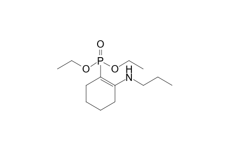 Diethyl 2-(propylamino)cyclohex-1-enylphosphonate
