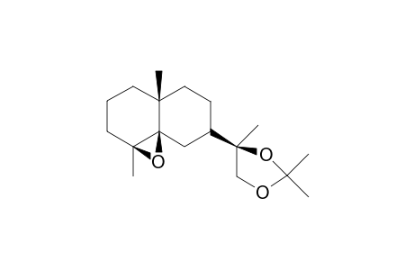 (-)-[11S]-4.beta.,5.beta.-Epoxyeudesm-11,12-isopropylideneketal