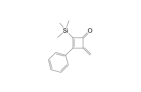 4-Methylene-3-phenyl-2-trimethylsilylcyclobuten-1-one