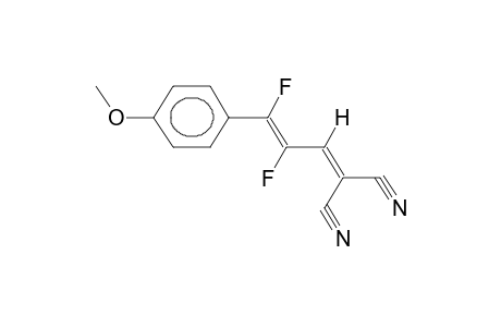 1-(4-METHOXYPHENYL)-1,2-DIFLUORO-4,4-DICYANO-1,3-BUTADIENE
