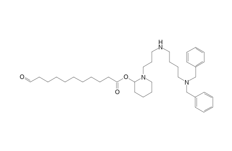1-{1'-{3'-[4"'-(Dibenzylamino)butyl]aminopropyl}piperidin-2'''-yl}-11-oxoundecanoic acid