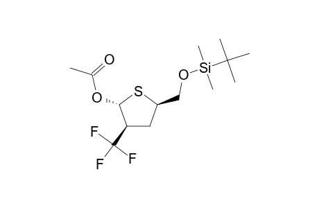 (3S,5R)-5-(TERT.-BUTYLDIMETHYL-SILANYLOXYMETHYL)-3-TRIFLUOROMETHYL-TETRAHYDRO-THIOPHEN-2-YL-ACETATE