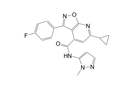 isoxazolo[5,4-b]pyridine-4-carboxamide, 6-cyclopropyl-3-(4-fluorophenyl)-N-(1-methyl-1H-pyrazol-5-yl)-