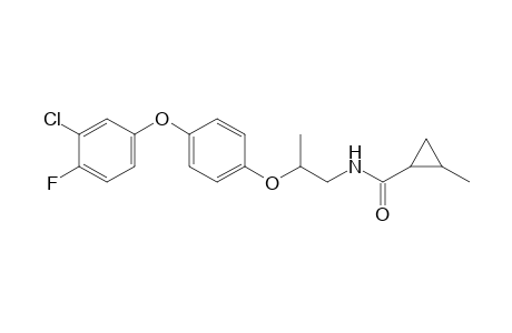Cyclopropanecarboxamide, N-[2-[4-(3-chloro-4-fluorophenoxy)phenoxy]propyl]-2-methyl-