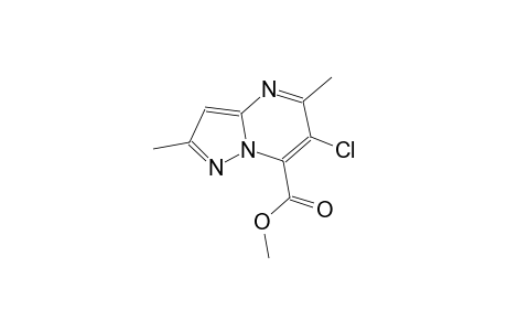 pyrazolo[1,5-a]pyrimidine-7-carboxylic acid, 6-chloro-2,5-dimethyl-, methyl ester