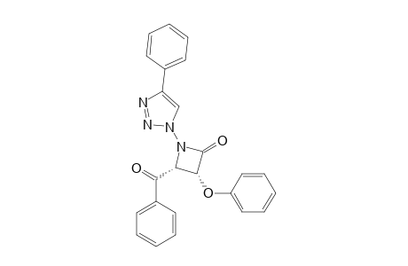 cis-1-(4-Phenyl-1,2,3-triazol-1-yl)-3-phenoxy-4-benzoylazetidin-2-one