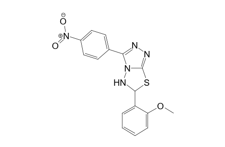 5-[o-Methoxyphenyl]-8-(p-nitrophenyl)-1,2,7-triaza-4-thiabicyclo[3.3.0]octa-2,8(1)-diene