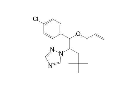 1H-1,2,4-Triazole, 1-[1-[(4-chlorophenyl)(2-propenyloxy)methyl]-3,3-dimethylbutyl]-