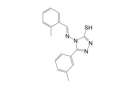 5-(3-methylphenyl)-4-{[(E)-(2-methylphenyl)methylidene]amino}-4H-1,2,4-triazol-3-yl hydrosulfide