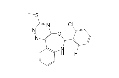 6-(2-chloro-6-fluorophenyl)-6,7-dihydro[1,2,4]triazino[5,6-d][3,1]benzoxazepin-3-yl methyl sulfide