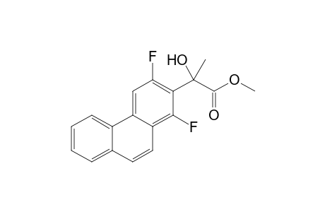 2-(1,3-difluoro-2-phenanthrenyl)-2-hydroxypropanoic acid methyl ester