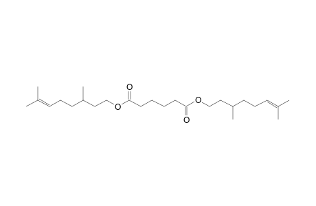 Adipic acid, di(.beta.-citronellyl) ester